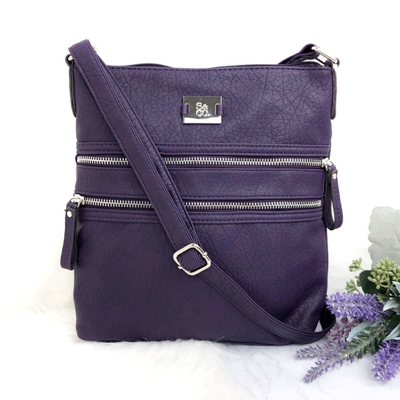 Style & Co. Handbags - Style & Co Purple Veronica Crossbody Bag
